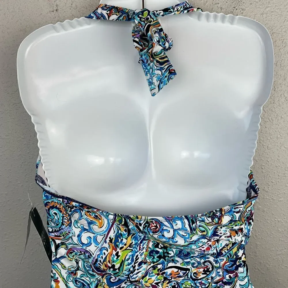 NWT Lauren Ralph Lauren Tankini and Matching Bottoms Sizes 10 or 16